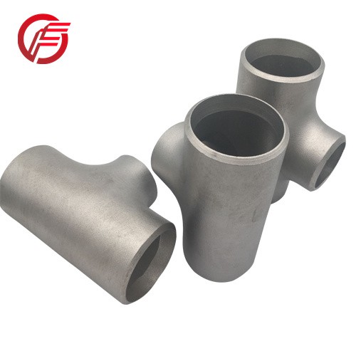 Grade 2 Titanium Straight Tee Pipe Tee Fittings