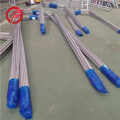 ASTM B338 Gr2 titán U alakú cső